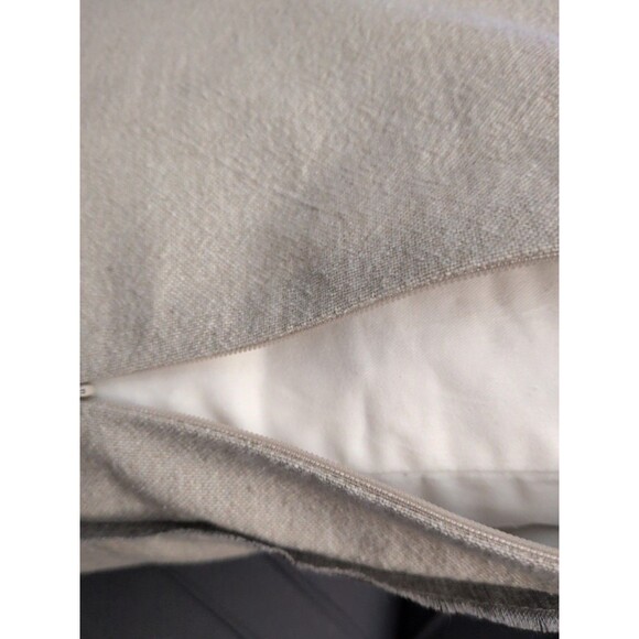 Pottery Barn Ewe & Me Embroidered Pillow Cover 15 x 20 Feather/Down Pillow - Picture 6 of 13